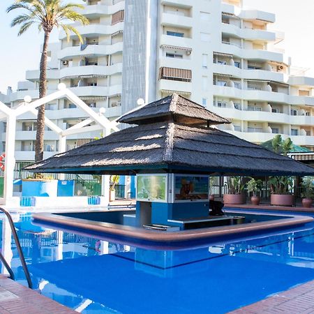 Benal Beach Suite Ii, Estudio Con Parque Acuatico Y Vistas Al Mar. Benalmádena Exteriér fotografie