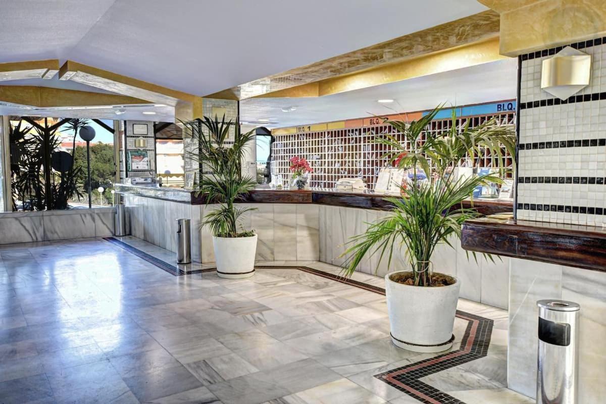 Benal Beach Suite Ii, Estudio Con Parque Acuatico Y Vistas Al Mar. Benalmádena Exteriér fotografie