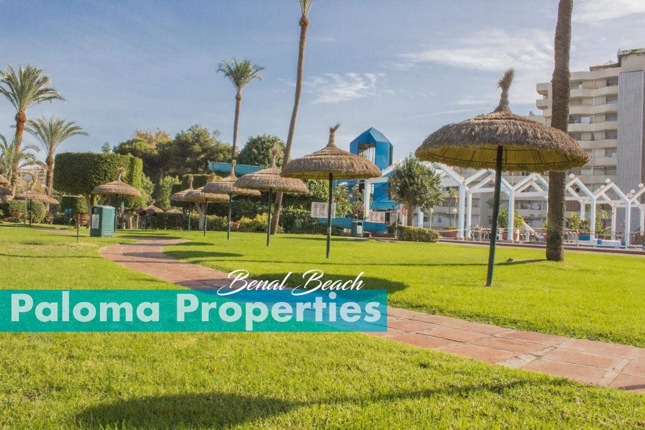 Benal Beach Suite Ii, Estudio Con Parque Acuatico Y Vistas Al Mar. Benalmádena Exteriér fotografie