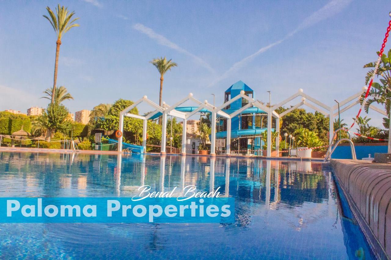 Benal Beach Suite Ii, Estudio Con Parque Acuatico Y Vistas Al Mar. Benalmádena Exteriér fotografie